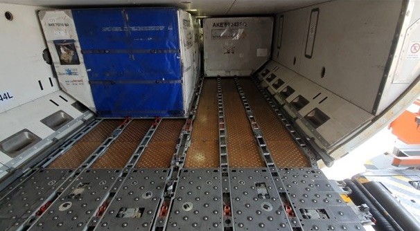 SATS cargo hold interior