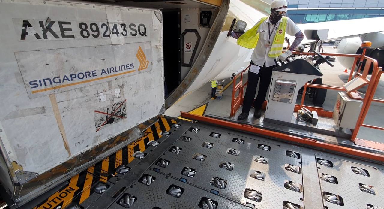 SATS cargo hold interior